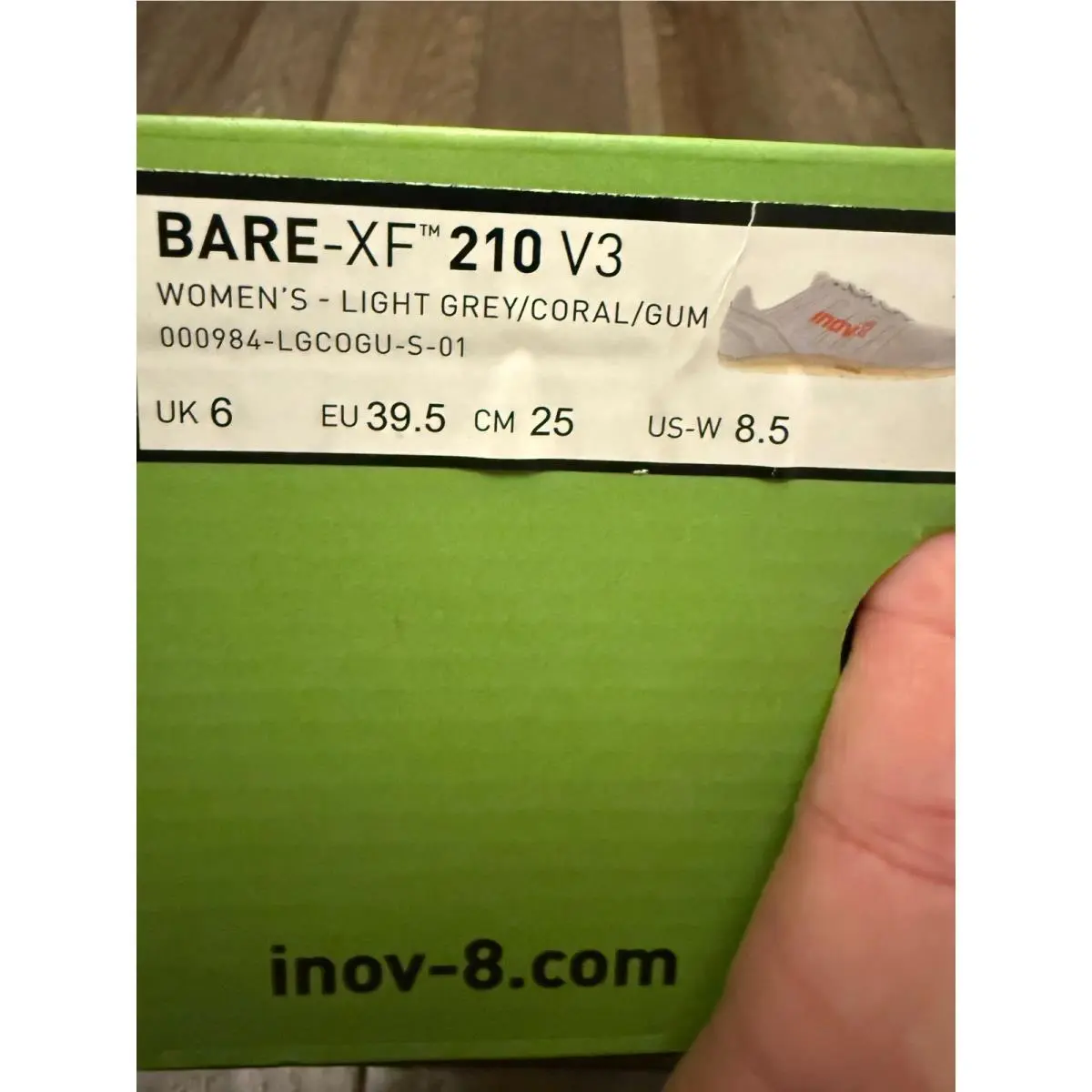 inov-8 shoes - Bare-XF 210 V3 - Gray 5