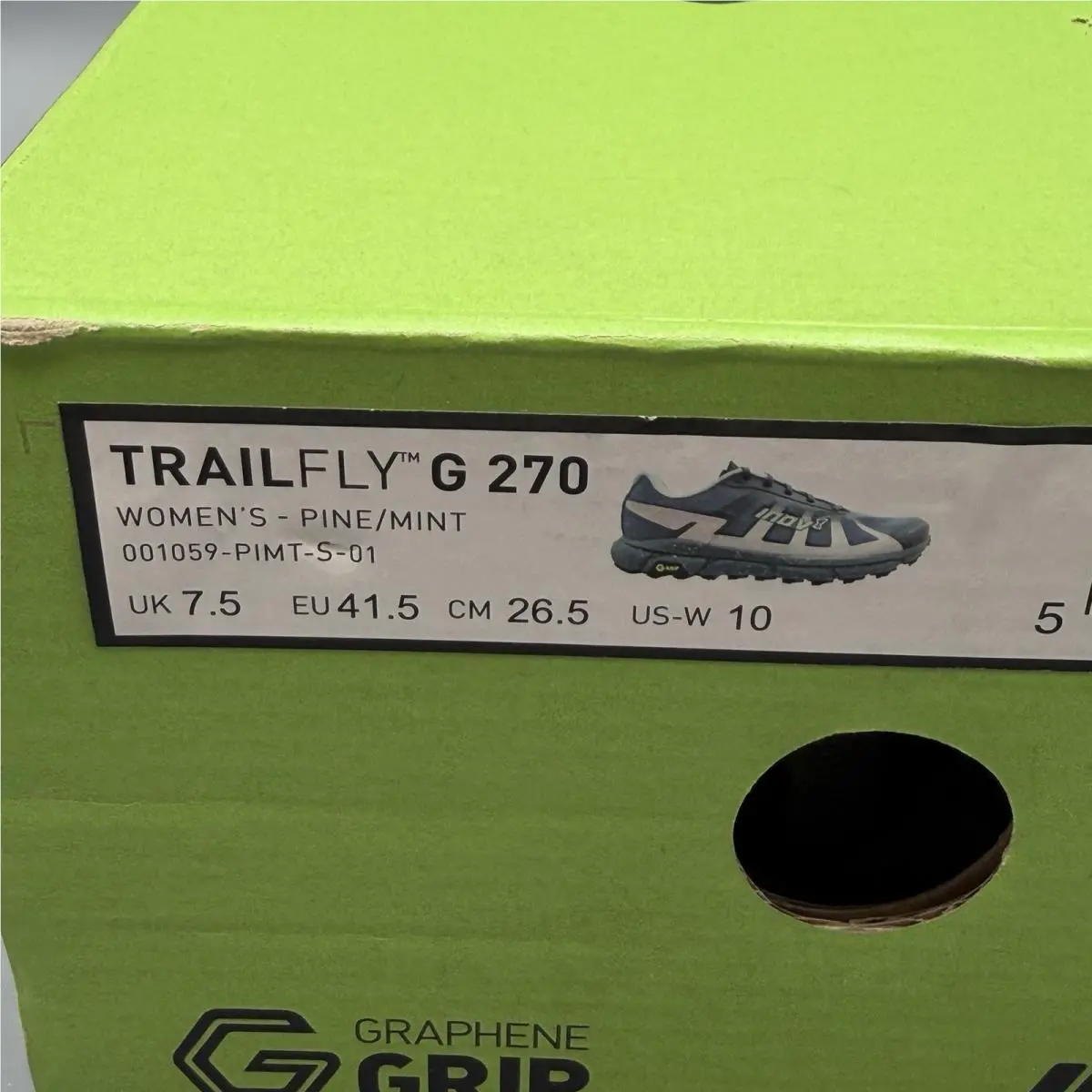 inov-8 shoes - Inov8 Trailfly G 270 - Trailfly - 001059 - Pine/Mint (UPC: 5054167689818) 12