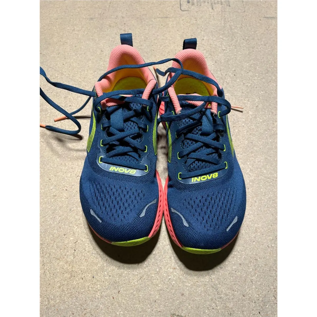 inov-8 shoes - Blue/Coral/Lime (UPC: 5054167764010) 1