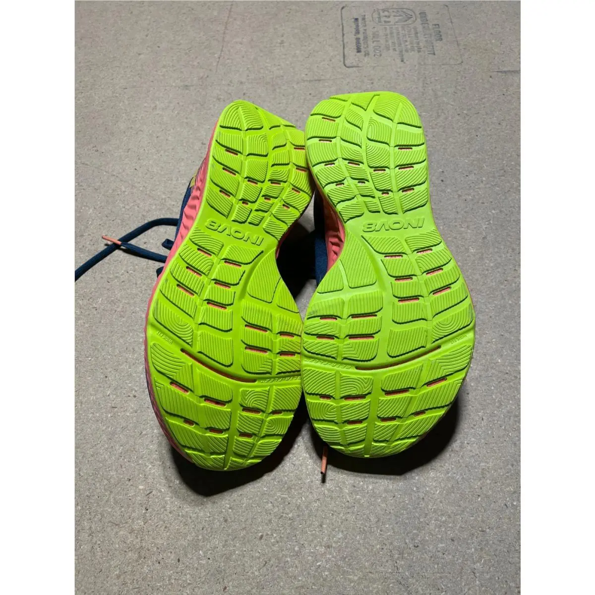 inov-8 shoes - Blue/Coral/Lime (UPC: 5054167764010) 2