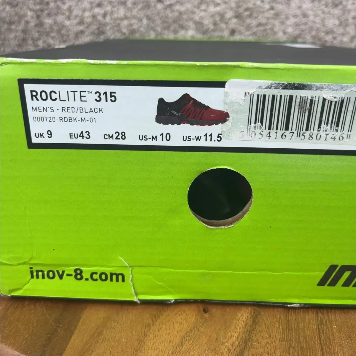 inov-8 shoes - Inov-8 Roclite 315 - Roclite - 000720-RDBK-M-01 - Red 9