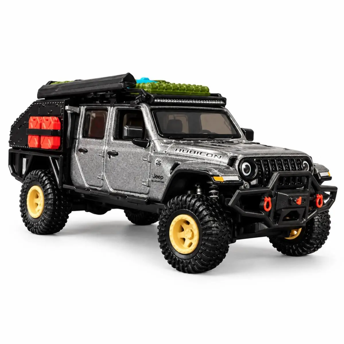 Hot Wheels Elite 64 Mod Shop ’24 Jeep Gladiator HWR96 Mattel Diecast - Gray / Silver, Hot Wheels: Cool Gray