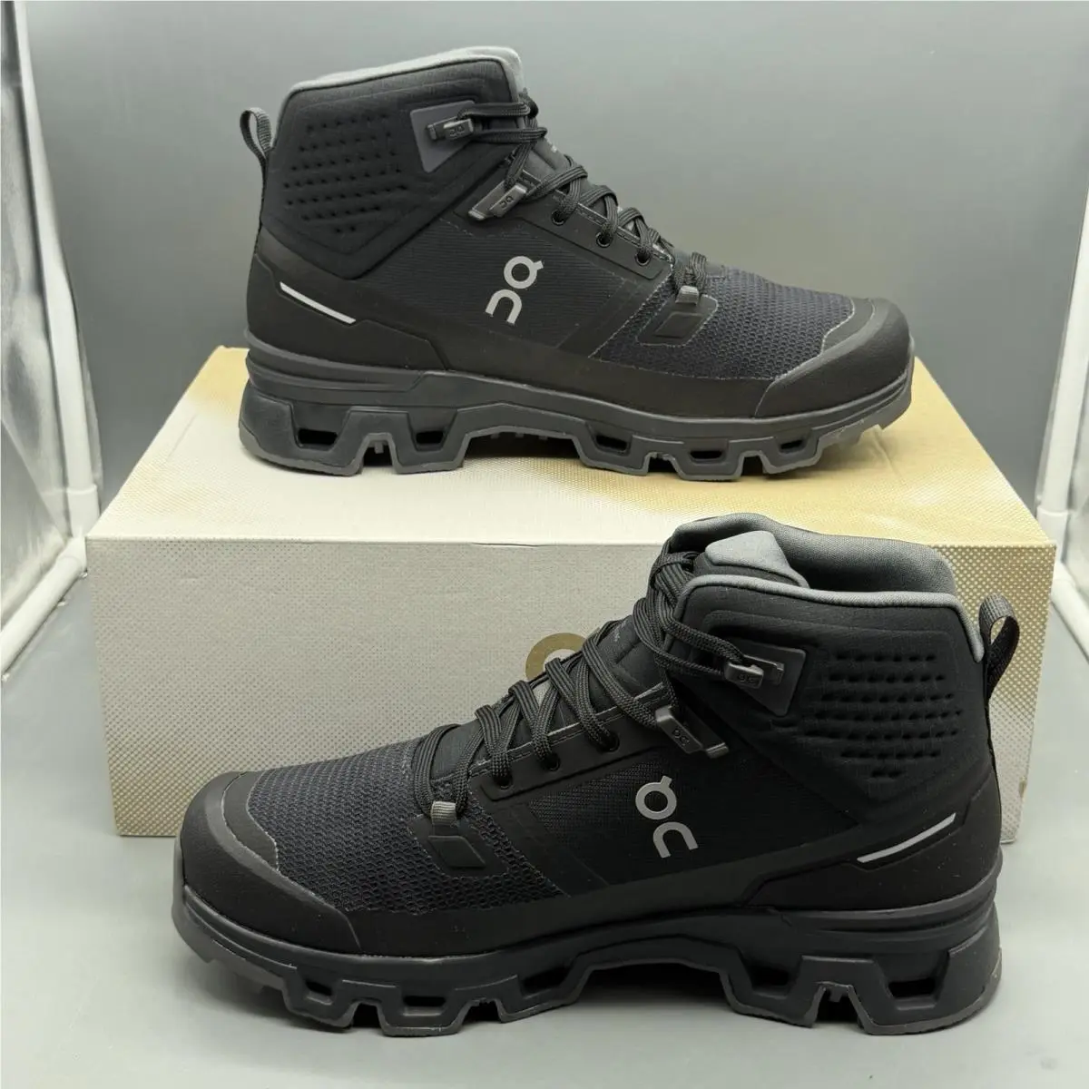 On-Running shoes - Cloudrock 2 Waterproof - Cloudrock Waterproof - 6398613 - Black/Eclipse (UPC: 7630419111634) 1