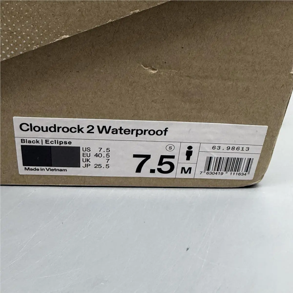 On-Running shoes - Cloudrock 2 Waterproof - Cloudrock Waterproof - 6398613 - Black/Eclipse (UPC: 7630419111634) 14