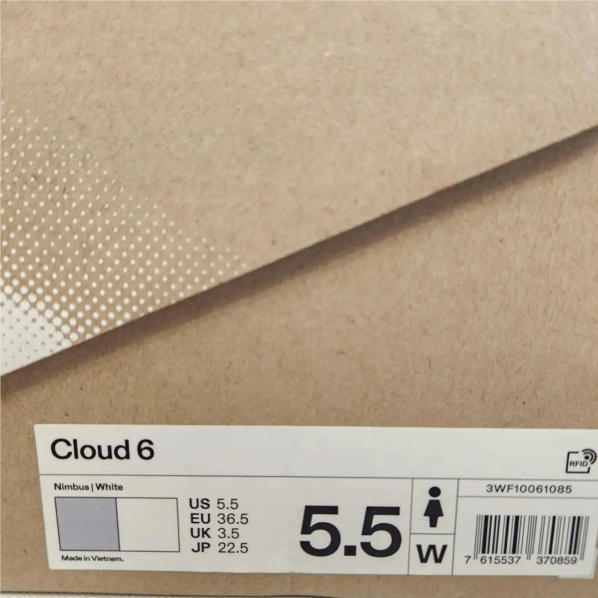 On-Running shoes - Cloud 6 - Cloud - White 5