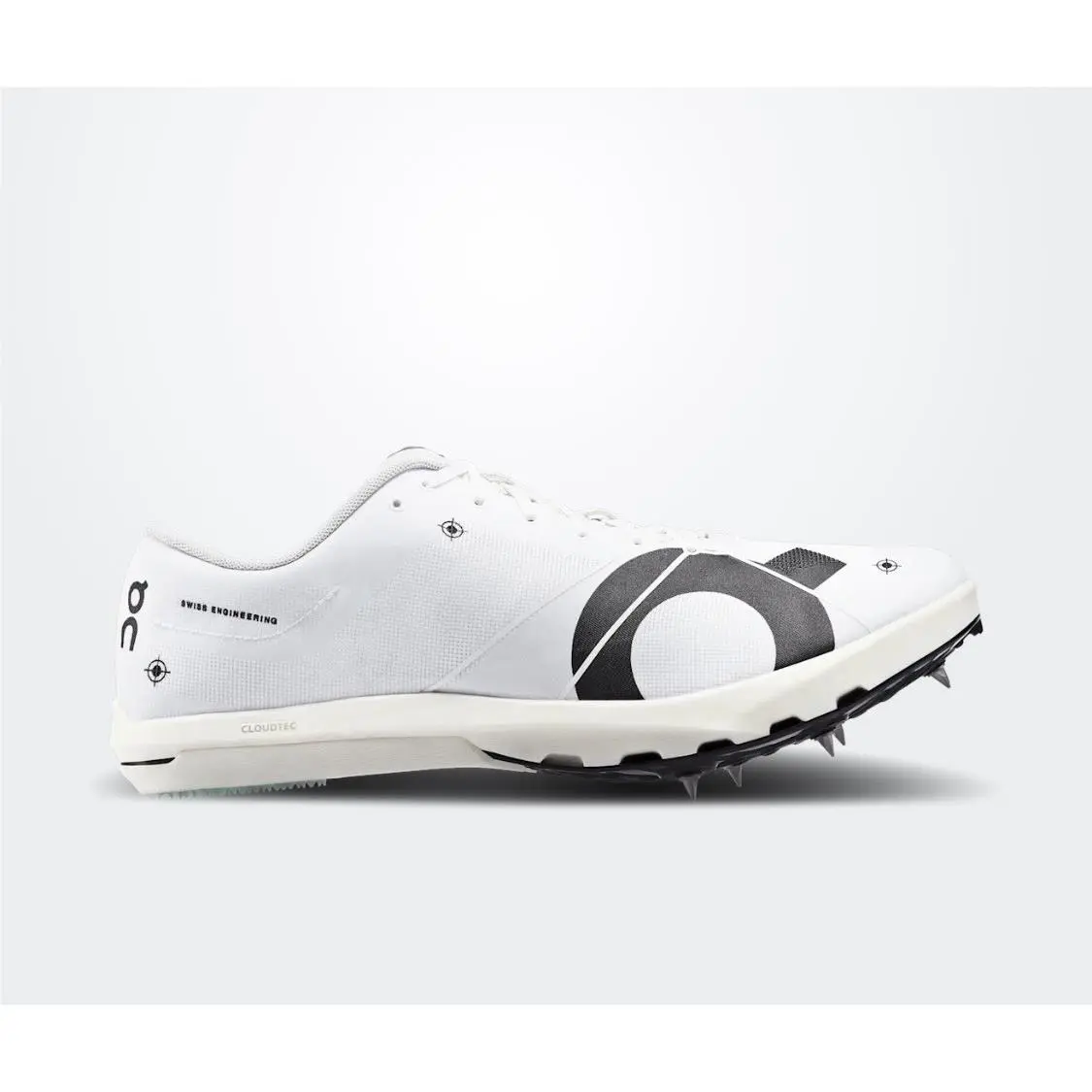 On Running Cloudspike 1500m Mens Sz 10 Track Spikes Undyed White Mint