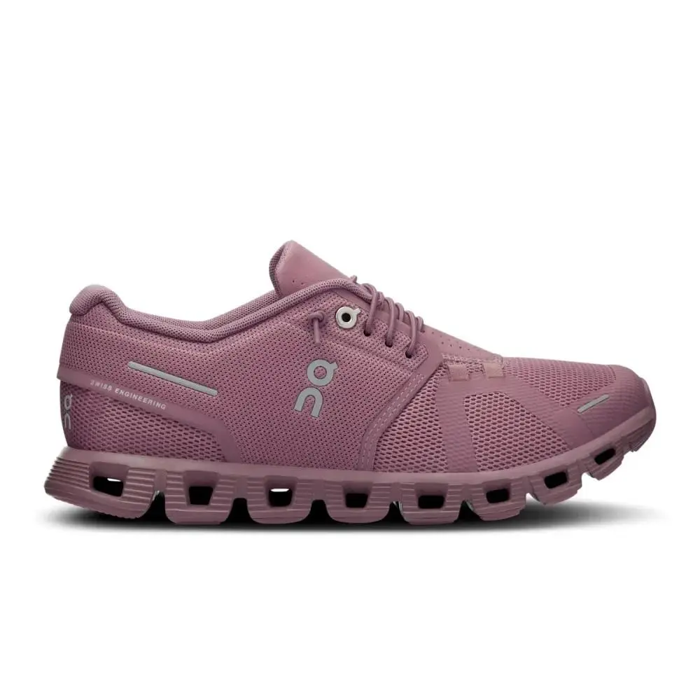 On Running Cloud 5 Women`s Shoes Fig/quartz Size 5