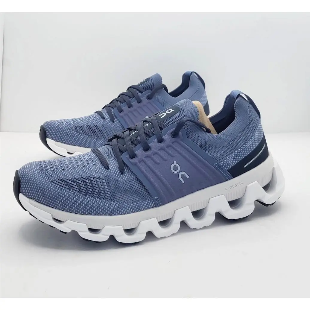 On-Running shoes - On Running Cloudswift 3 - Cloudswift - Metal Blue White 8