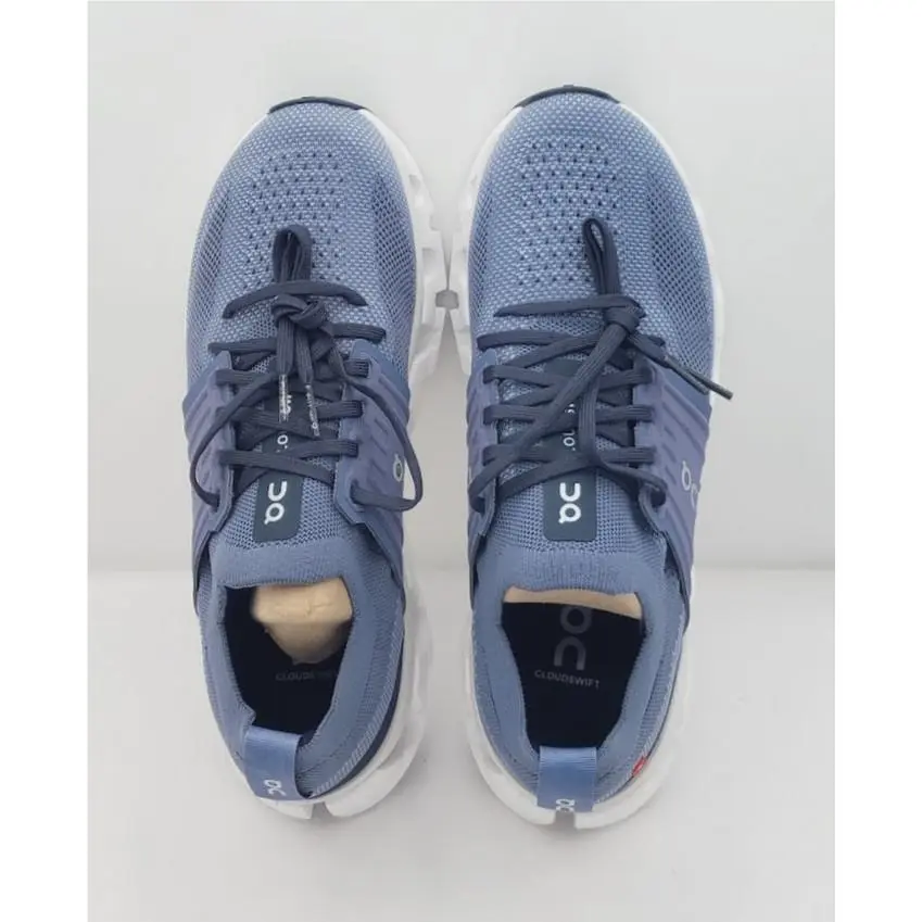 On-Running shoes - On Running Cloudswift 3 - Cloudswift - Metal Blue White 4