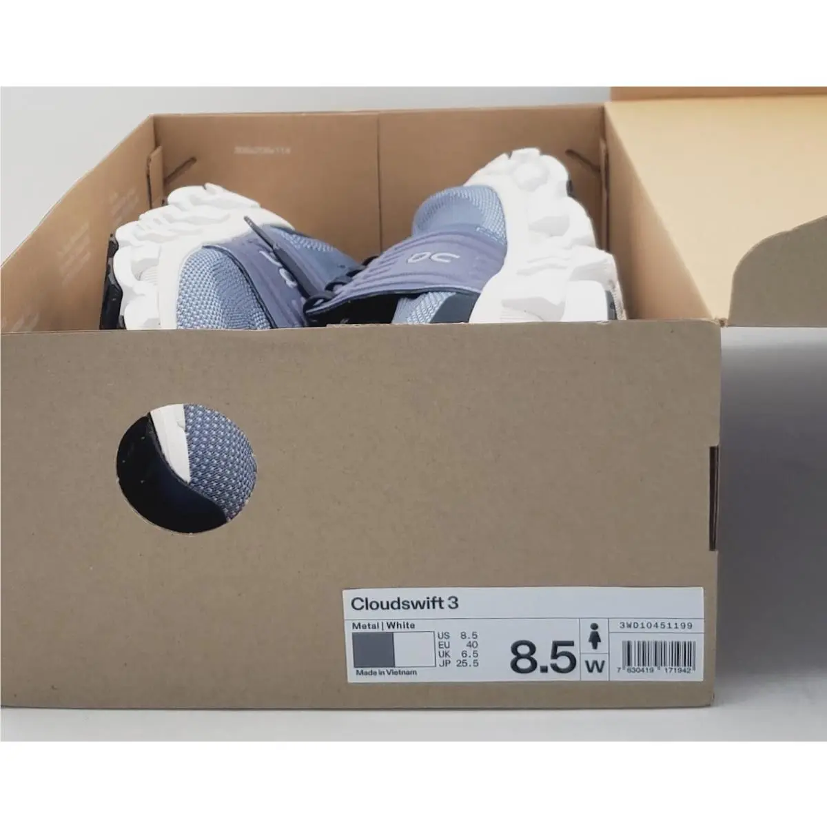 On-Running shoes - On Running Cloudswift 3 - Cloudswift - Metal Blue White 0