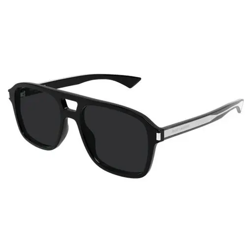 Saint Laurent SL 881-001 Black / Crystal 001 Size 55 Sunglasses by Yves Saint Laurent