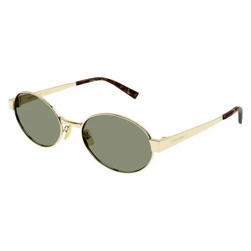 Saint Laurent SL 692-003 Gold / Green 003 Size 55 Sunglasses by Yves Saint Laurent