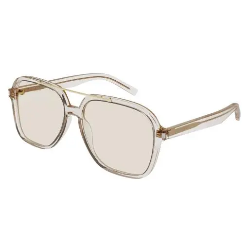 Saint Laurent SL 545-002 Beige / Yellow 002 Size 58 Sunglasses by Yves Saint Laurent