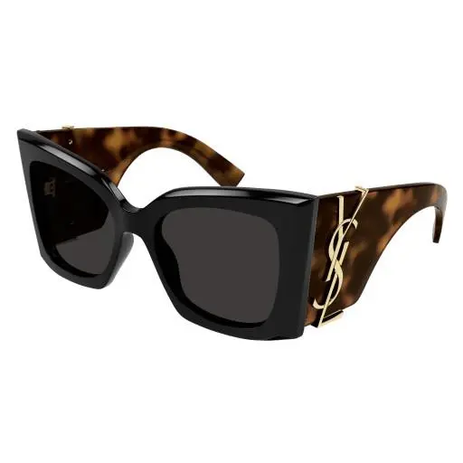 Saint Laurent SL M 119 BLAZE-003 Black / Havana 003 Size 54 Sunglasses by Yves Saint Laurent