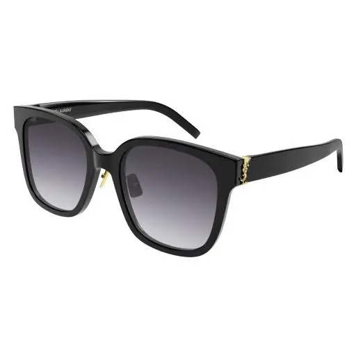 Saint Laurent SL M 105 /F-002 Black / Grey 002 Size 55 Sunglasses by Yves Saint Laurent