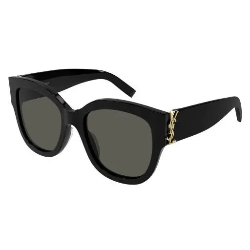 Saint Laurent SL M 95 /F-001 Black / Grey 001 Size 56 Sunglasses by Yves Saint Laurent