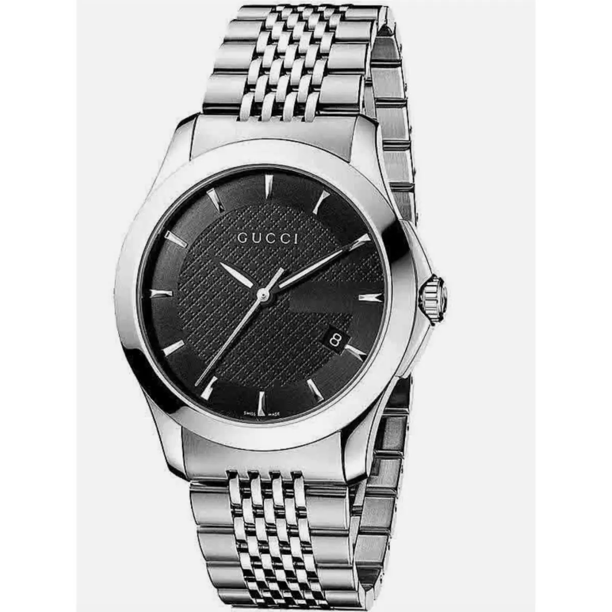 YA126402 Watch Mens Black Dial by Gucci
