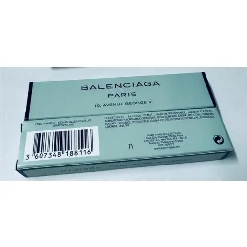 2 Pcs x Balenciaga L’essence 10 Avenue George V Perfume 4ml