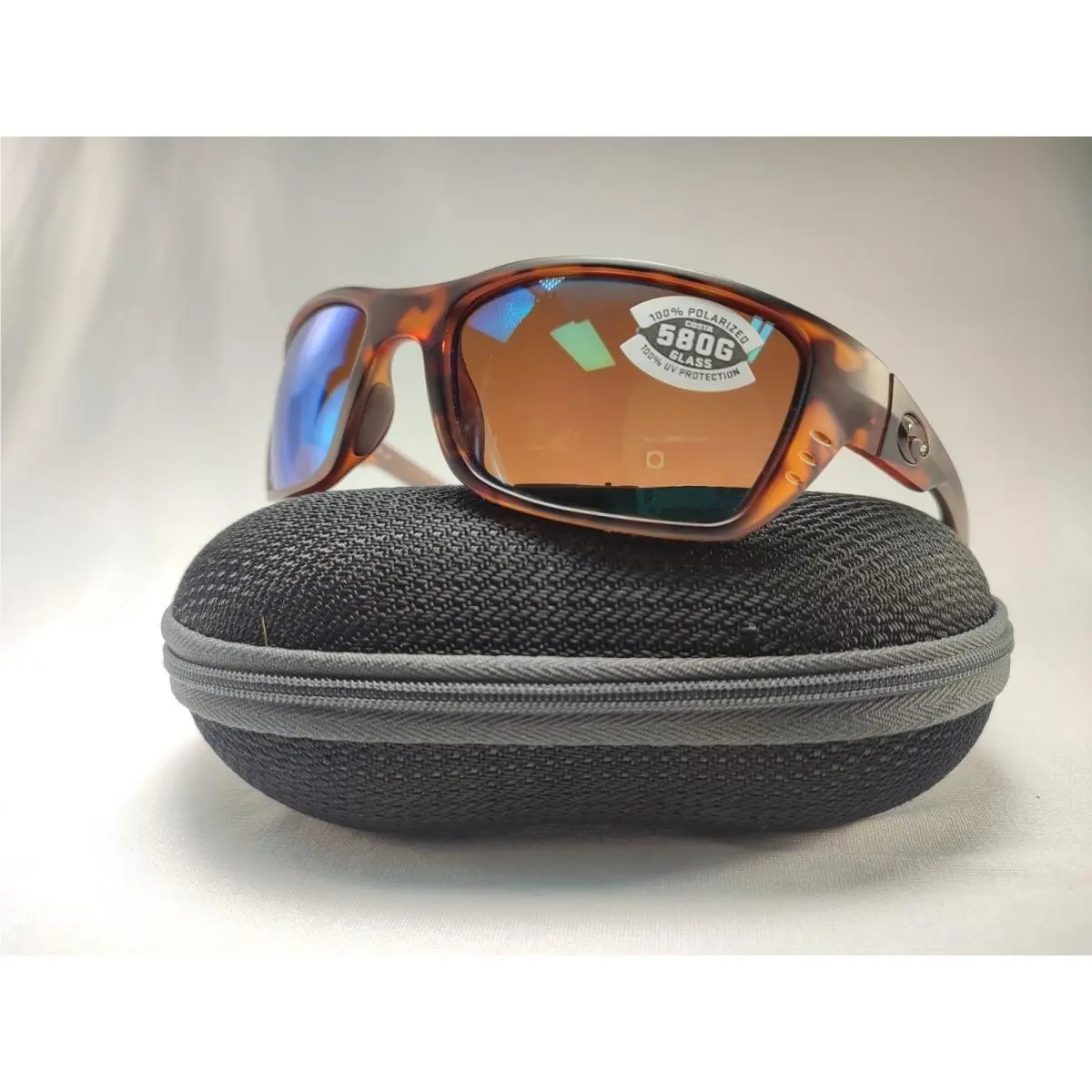 Costa Whitetip Wtp 66 Tortoise Green Mirror 580G Glass Polarized by Costa Del Mar