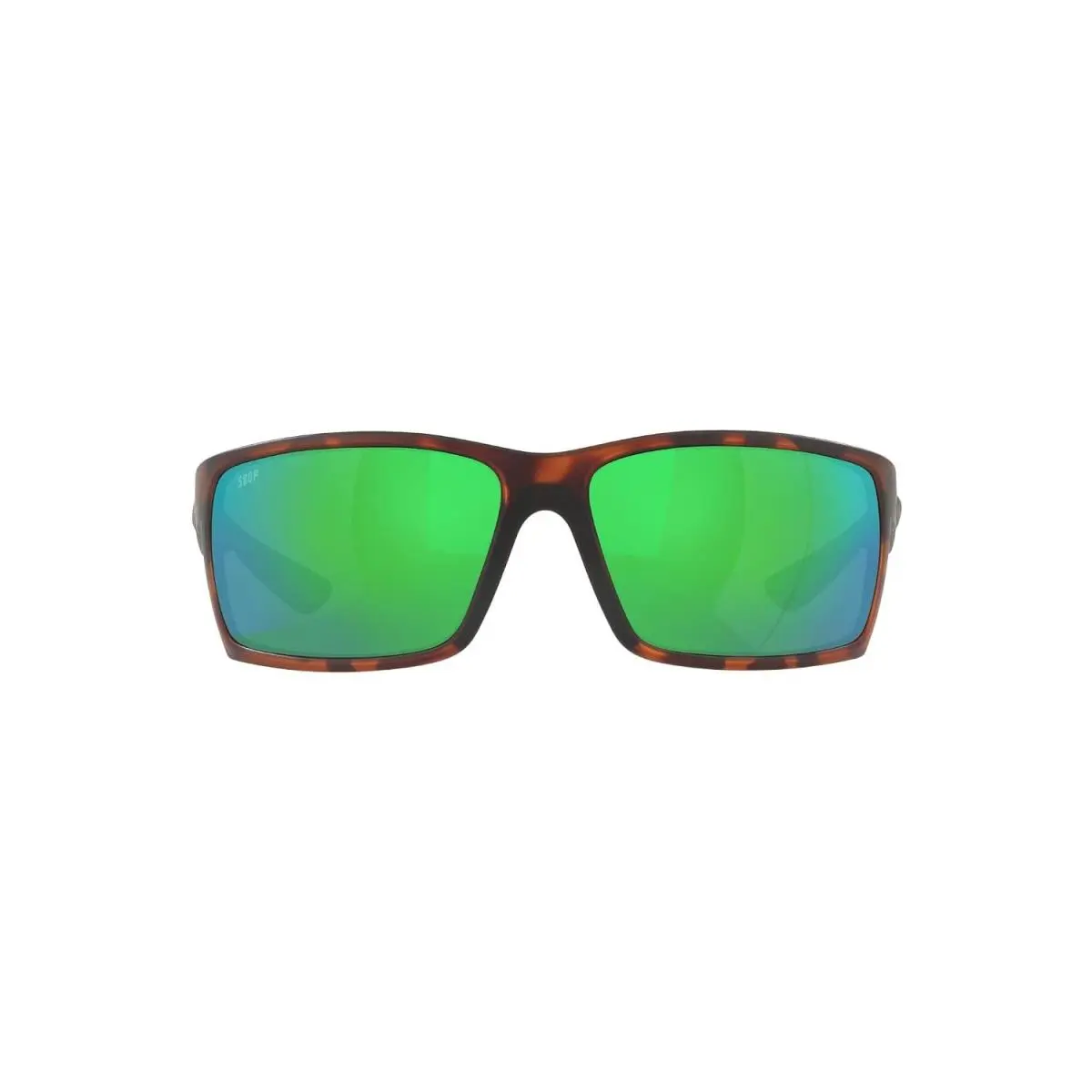 Men`s Matte Retro Tort/green Mirror 64mm Polarized Sunglasses 580p  by Costa Del Mar