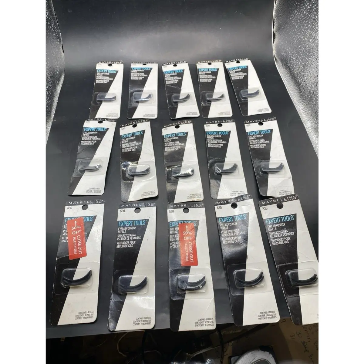 New 15 Maybelline Expert Tools Eyelash Curler Refills 530 2 Count Read