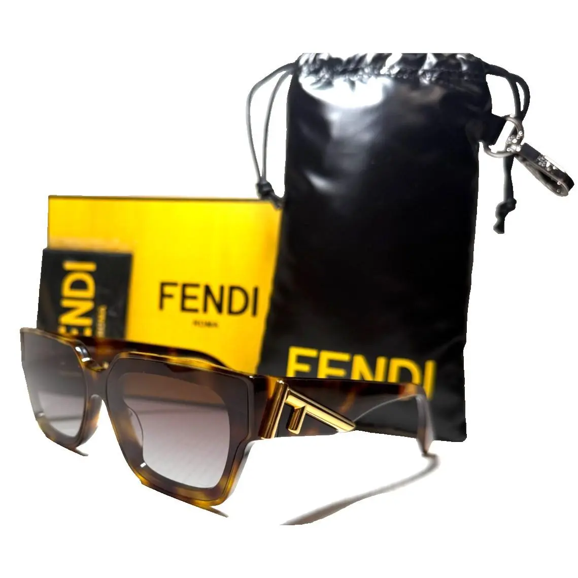 Fendi Sunglasses First FE40099I 53B Havana/gradient Smoke Lens 63-12
