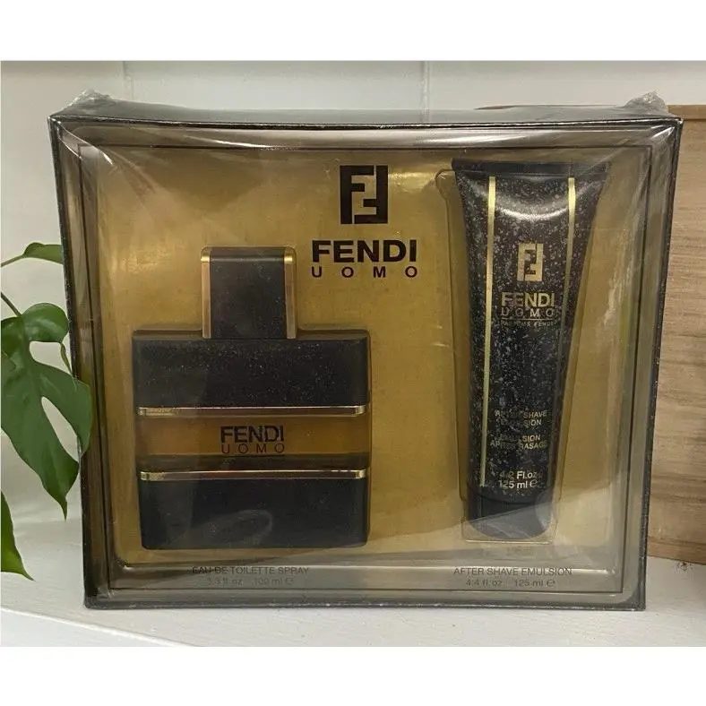 Uomo Edt 3.3 Fl. Oz After Shave Emulsion 4.2 Fl. Oz Gift Set by Fendi