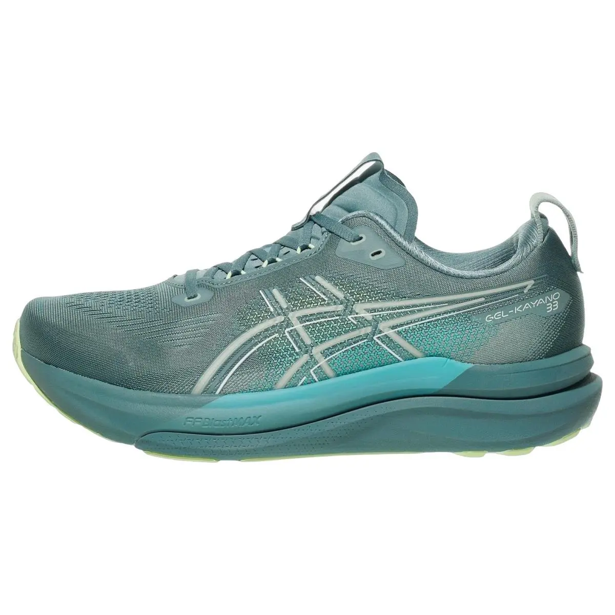 Asics shoes - Gel Kayano 33 - Gel Kayano - 1011C167403 - Foggy Teal/Yellow 5