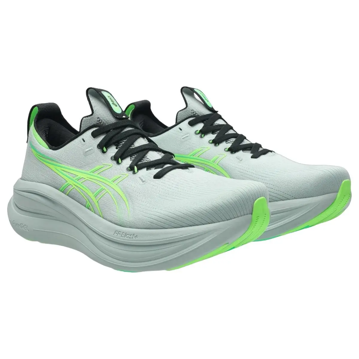 Asics shoes - Gel Nimbus 28 - Gel Nimbus - 1011C127400 - Cold Moss/Illuminate Green 12