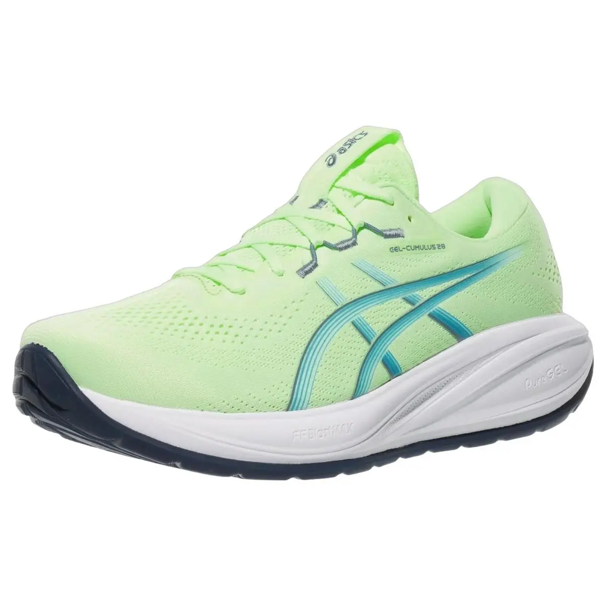 Asics shoes - Gel Cumulus 28 - Gel Cumulus - 1011C143750 - Yellow/Energy Aqua 0