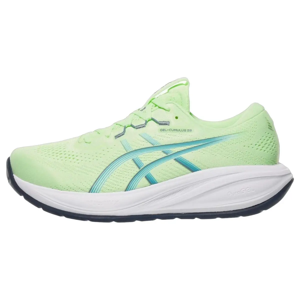 Asics shoes - Gel Cumulus 28 - Gel Cumulus - 1011C143750 - Yellow/Energy Aqua 5
