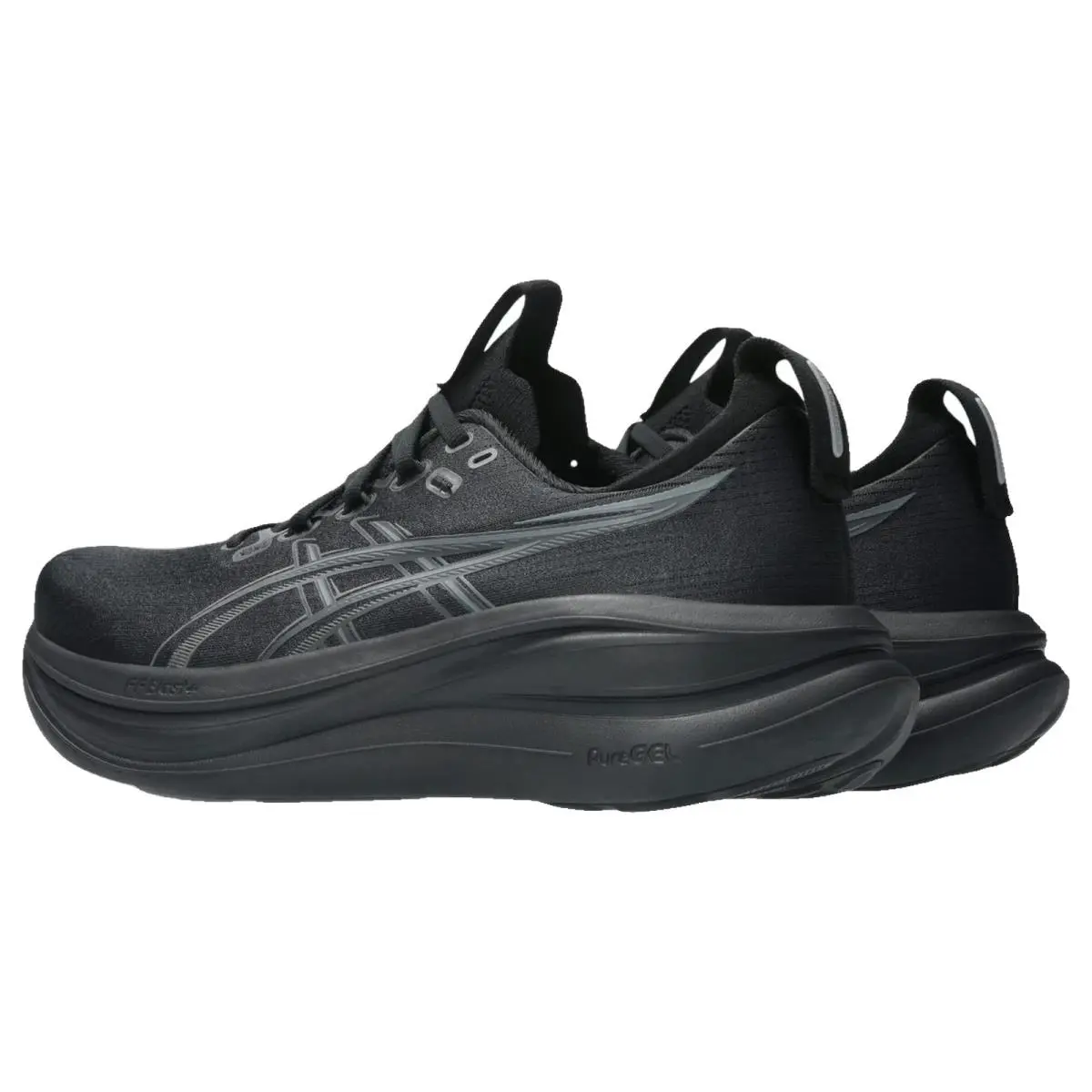 Asics shoes - Gel Nimbus 28 - Gel Nimbus - 1011C127001 - Black/Graphite Grey 5