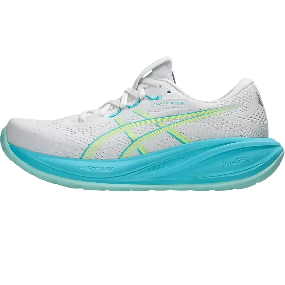 Asics shoes - Asics GEL-Cumulus 28 - Black/Aegean Blue 40