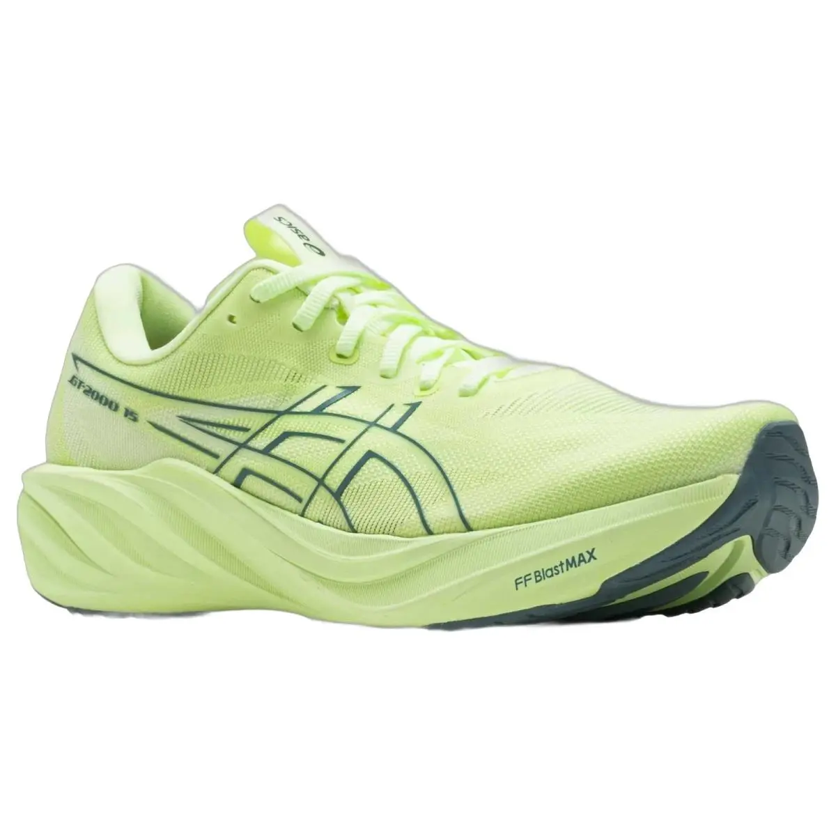 Asics shoes - Gt 2000 15 - 1011C235750 - Yellow/Foggy Teal 3