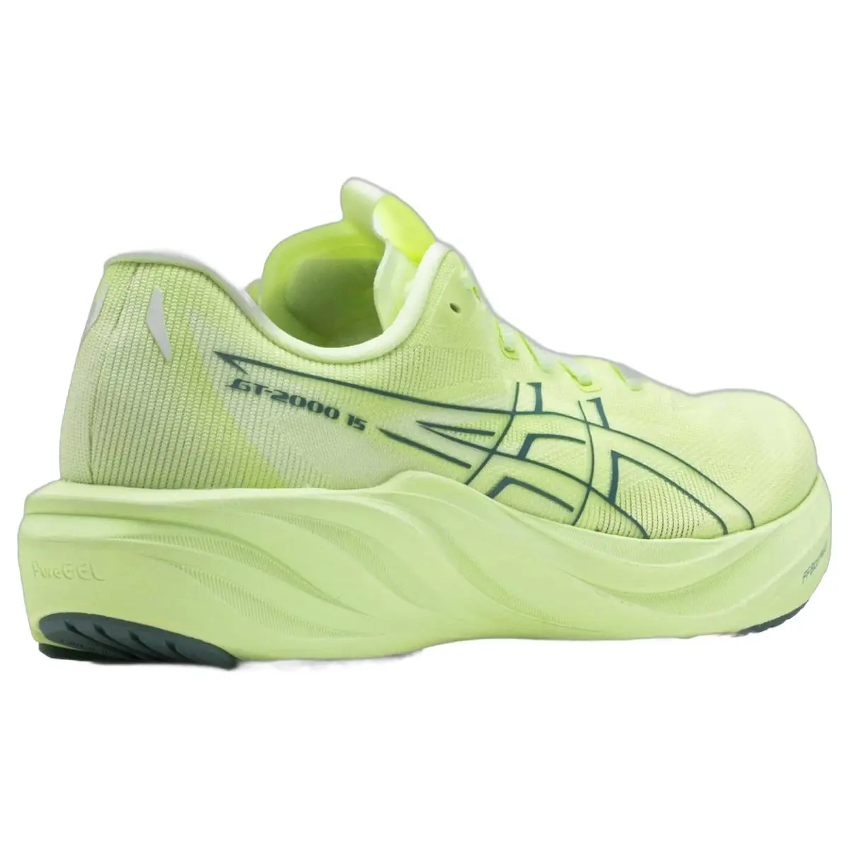 Asics shoes - Gt 2000 15 - 1011C235750 - Yellow/Foggy Teal 4