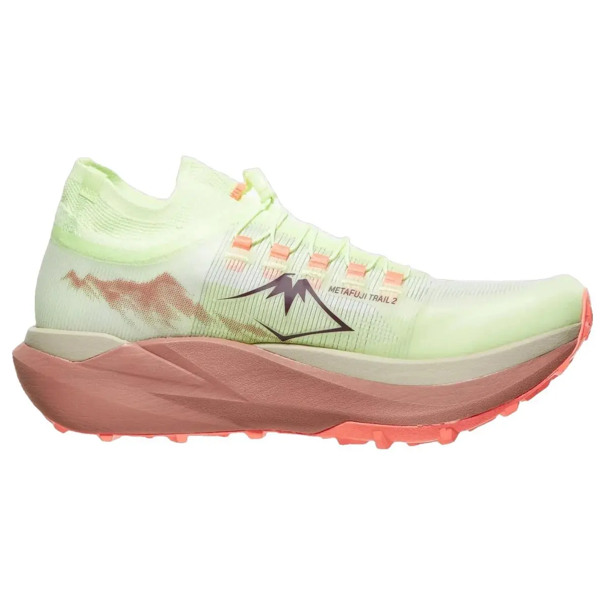 Asics shoes - Metafuji Trail 2 - Metafuji Trail - 1013A178750 - Yellow/Aubergine 7