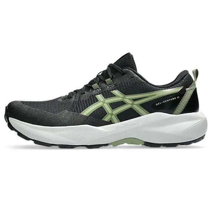 Asics shoes - Black/Khaki Green 7