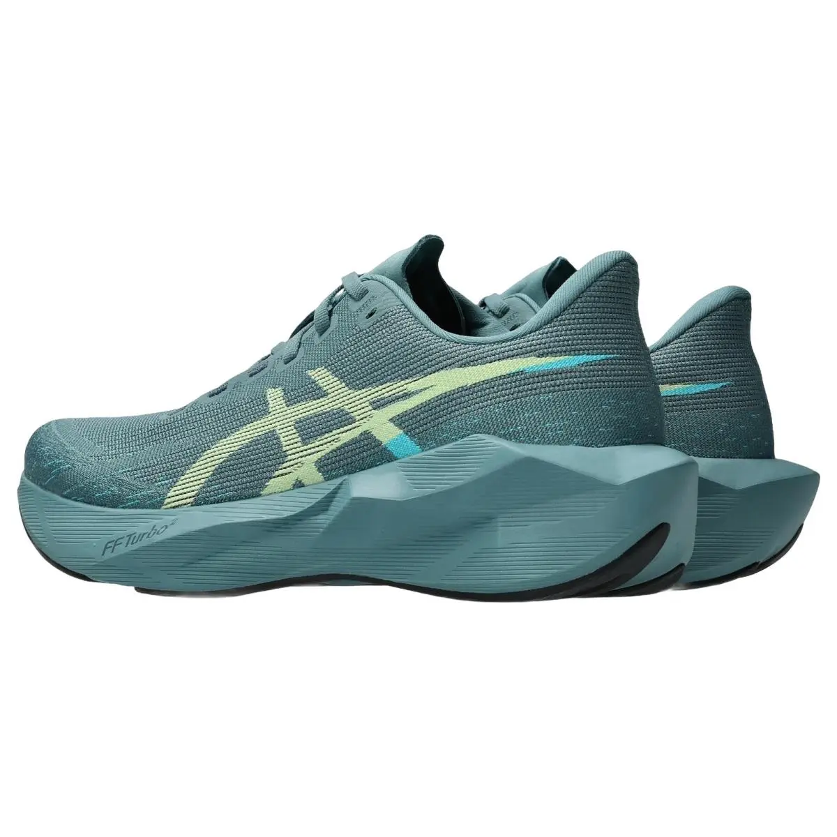 Asics shoes - Novablast 6 - Novablast - 1011C243401 - Foggy Teal/Ill Yellow 5