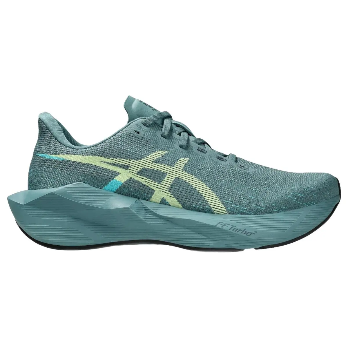 Asics shoes - Novablast 6 - Novablast - 1011C243401 - Foggy Teal/Ill Yellow 8