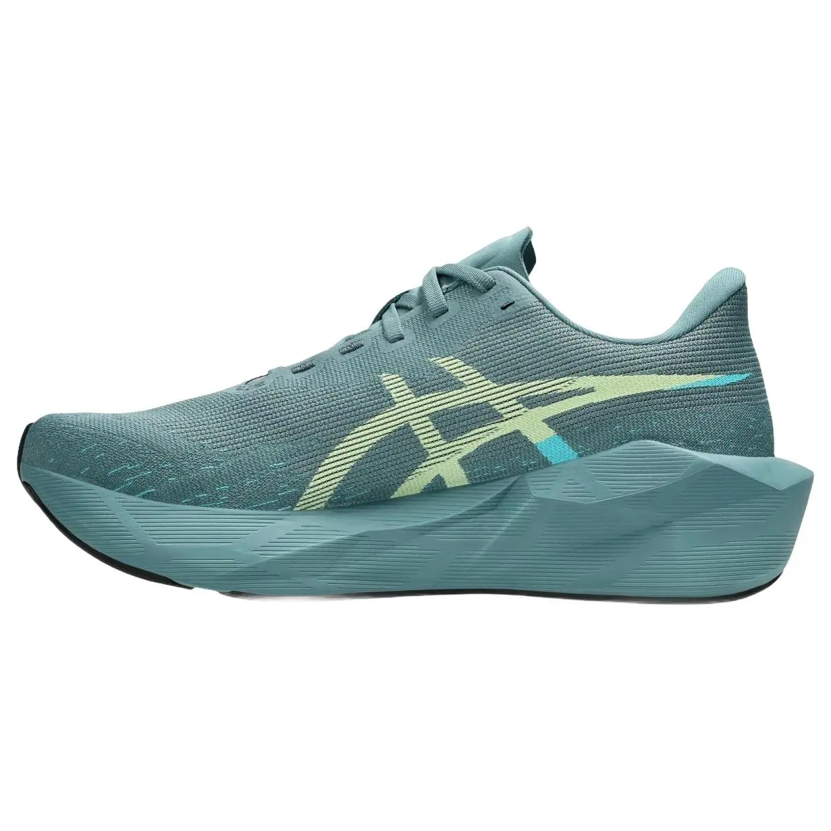 Asics shoes - Novablast 6 - Novablast - 1011C243401 - Foggy Teal/Ill Yellow 11