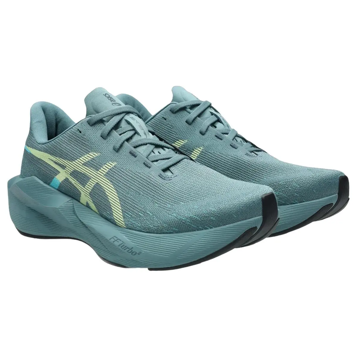 Asics shoes - Novablast 6 - Novablast - 1011C243401 - Foggy Teal/Ill Yellow 13