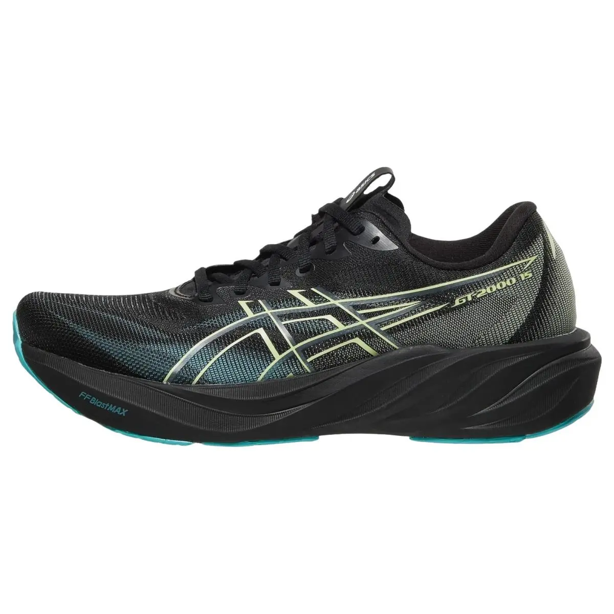 Asics shoes - Gt 2000 15 - 1011C235002 - Black/Energy Aqua 5