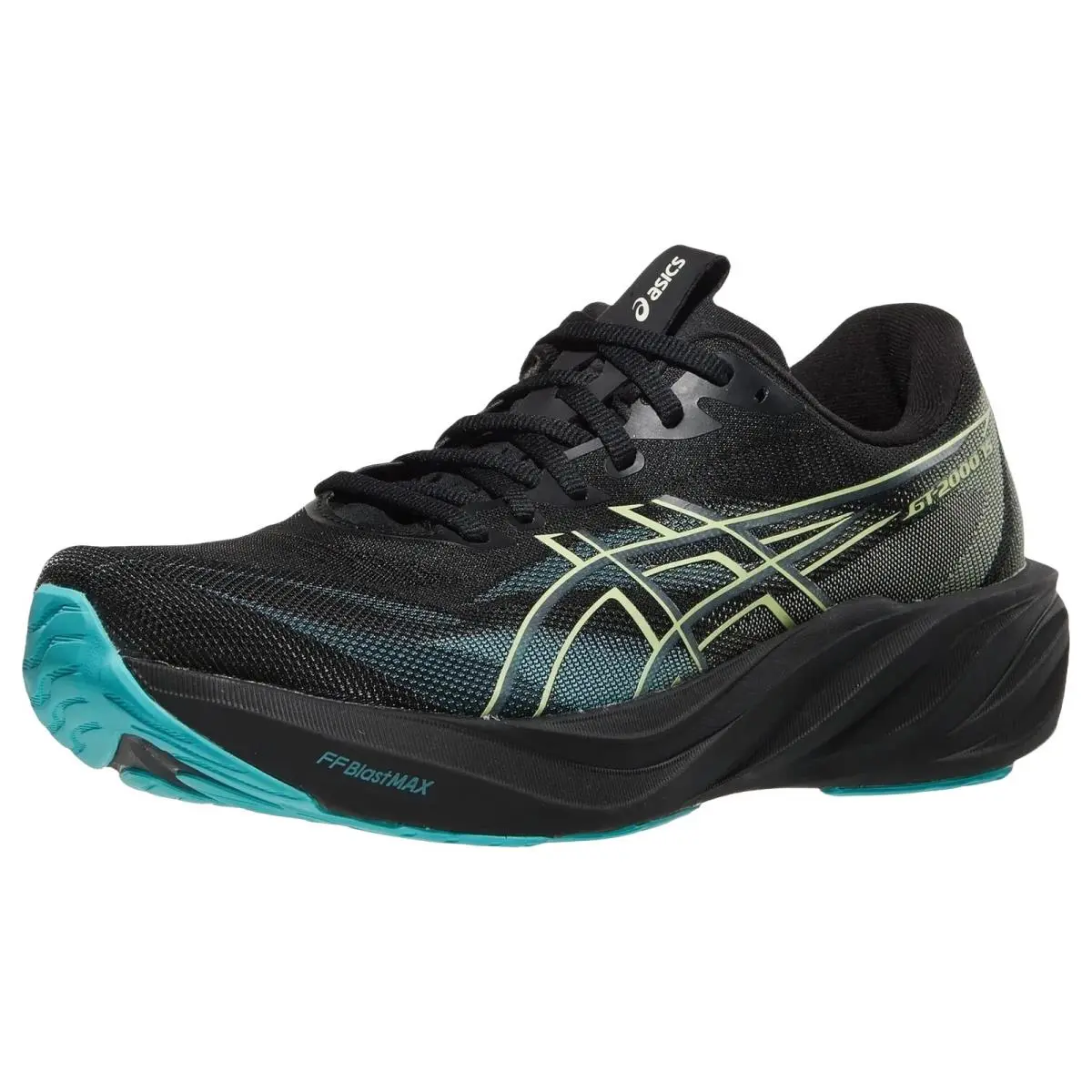 Asics shoes - Gt 2000 15 - 1011C235002 - Black/Energy Aqua 6