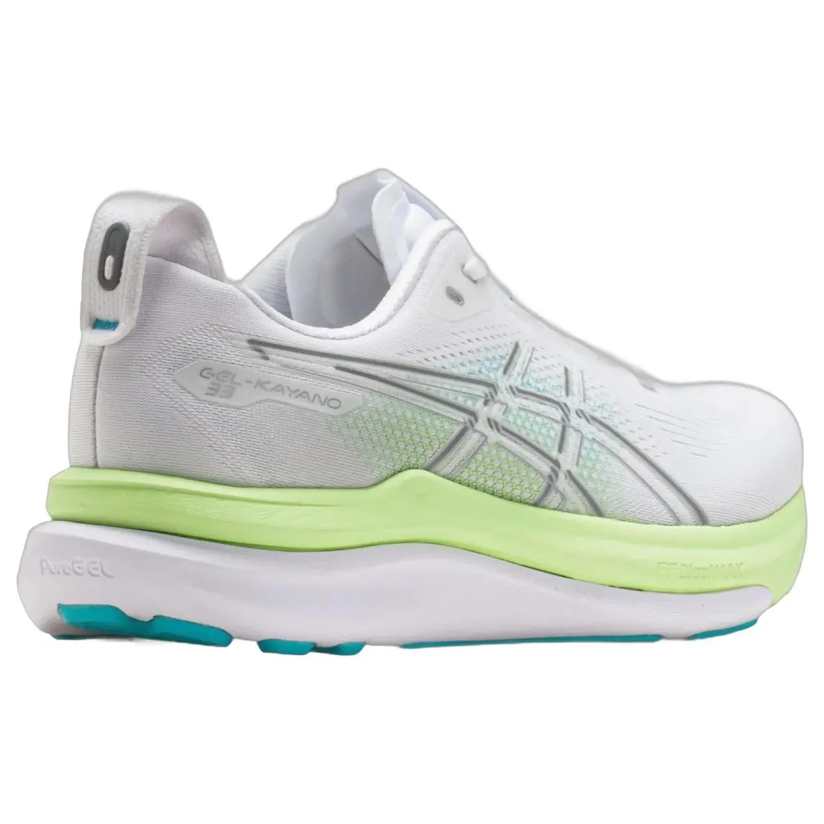 Asics shoes - Gel Kayano 33 - Gel Kayano - 1011C167100 - White/Energy Aqua 11