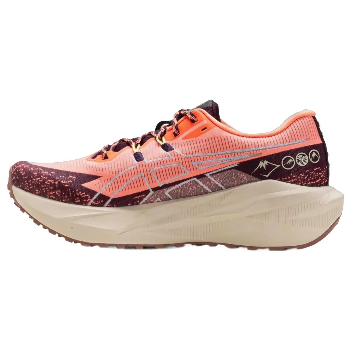 Asics shoes - Blazeblast - Blazeblast - 1011C276700 - Sun Coral/Aubergine 7