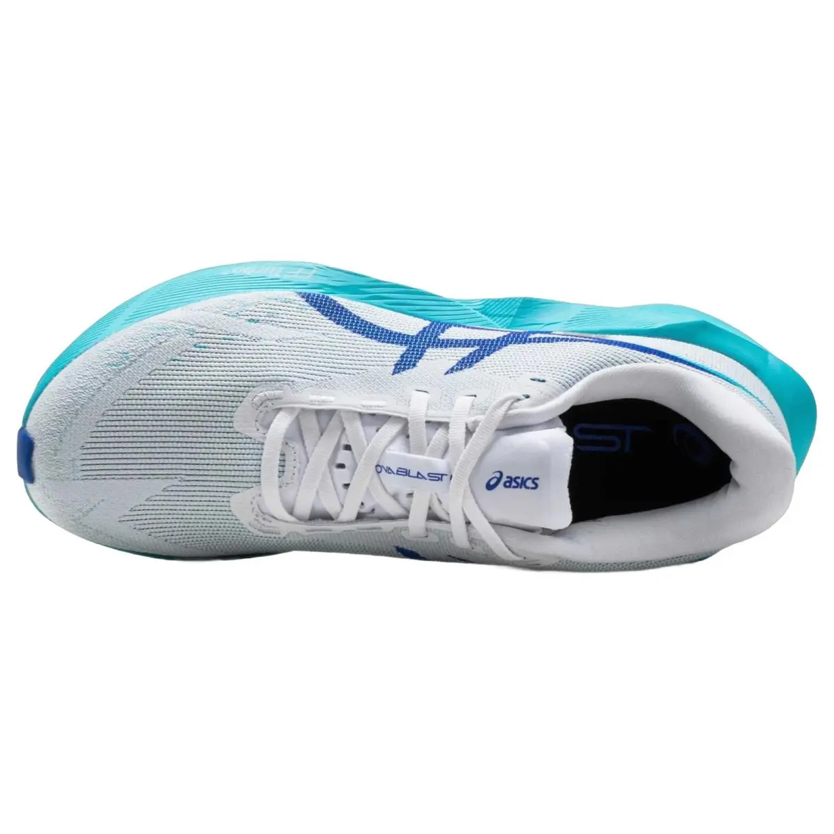 Asics shoes - Novablast 6 - Novablast - 1011C243101 - White/Energy Aqua 1
