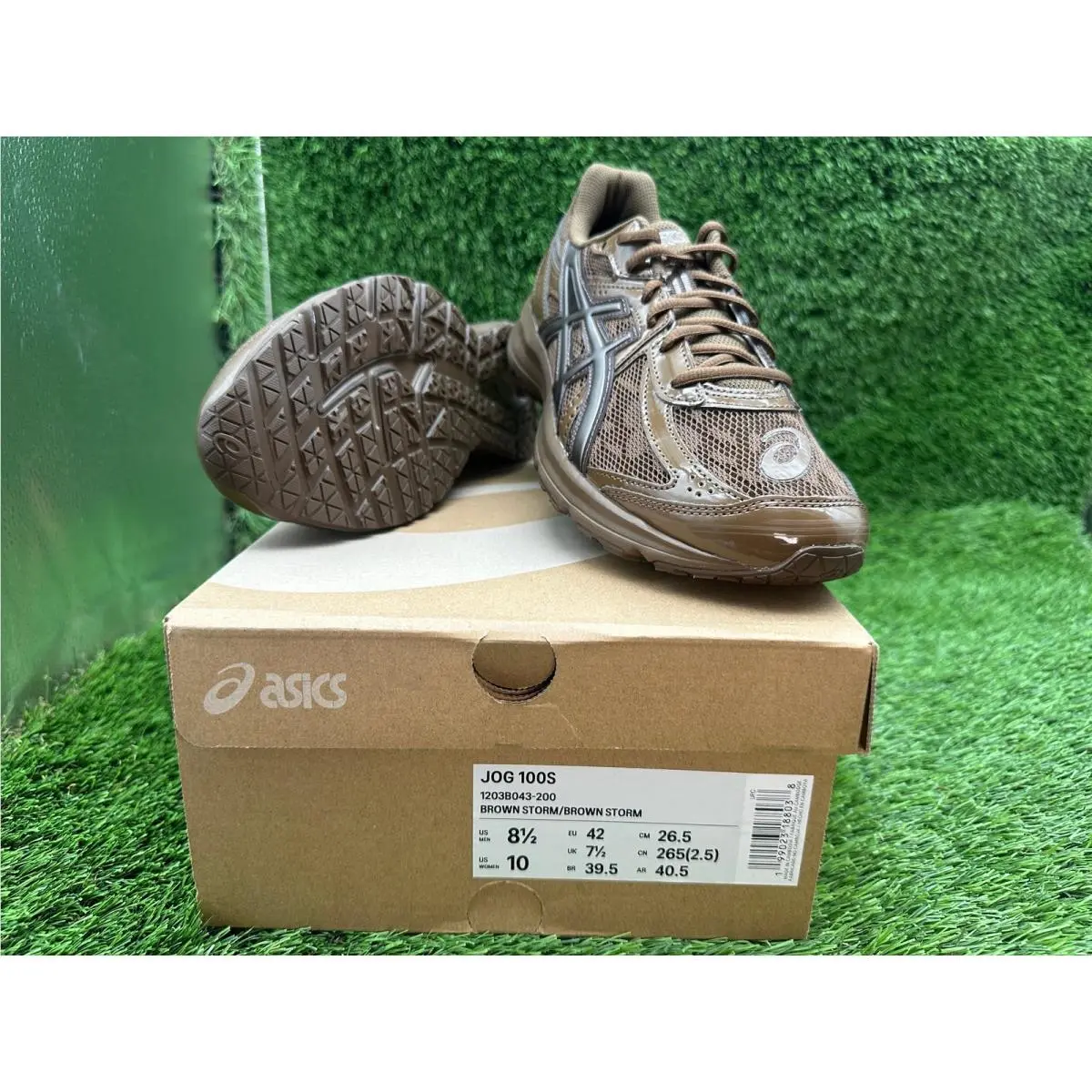 Asics shoes - Asics JOG 100S 1203B043-200 - JOG - 1203B043-200 - Brown 11