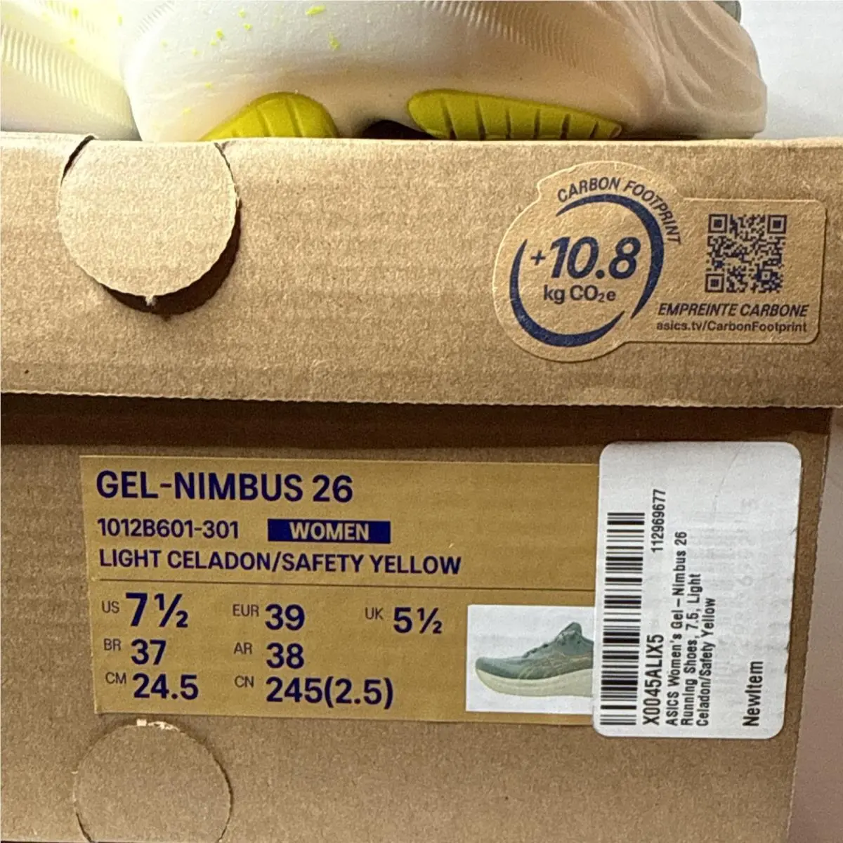Asics shoes - ASICS Gel Nimbus - Gel Nimbus - 1012B601-301 - Green (UPC: 197298369923) 2