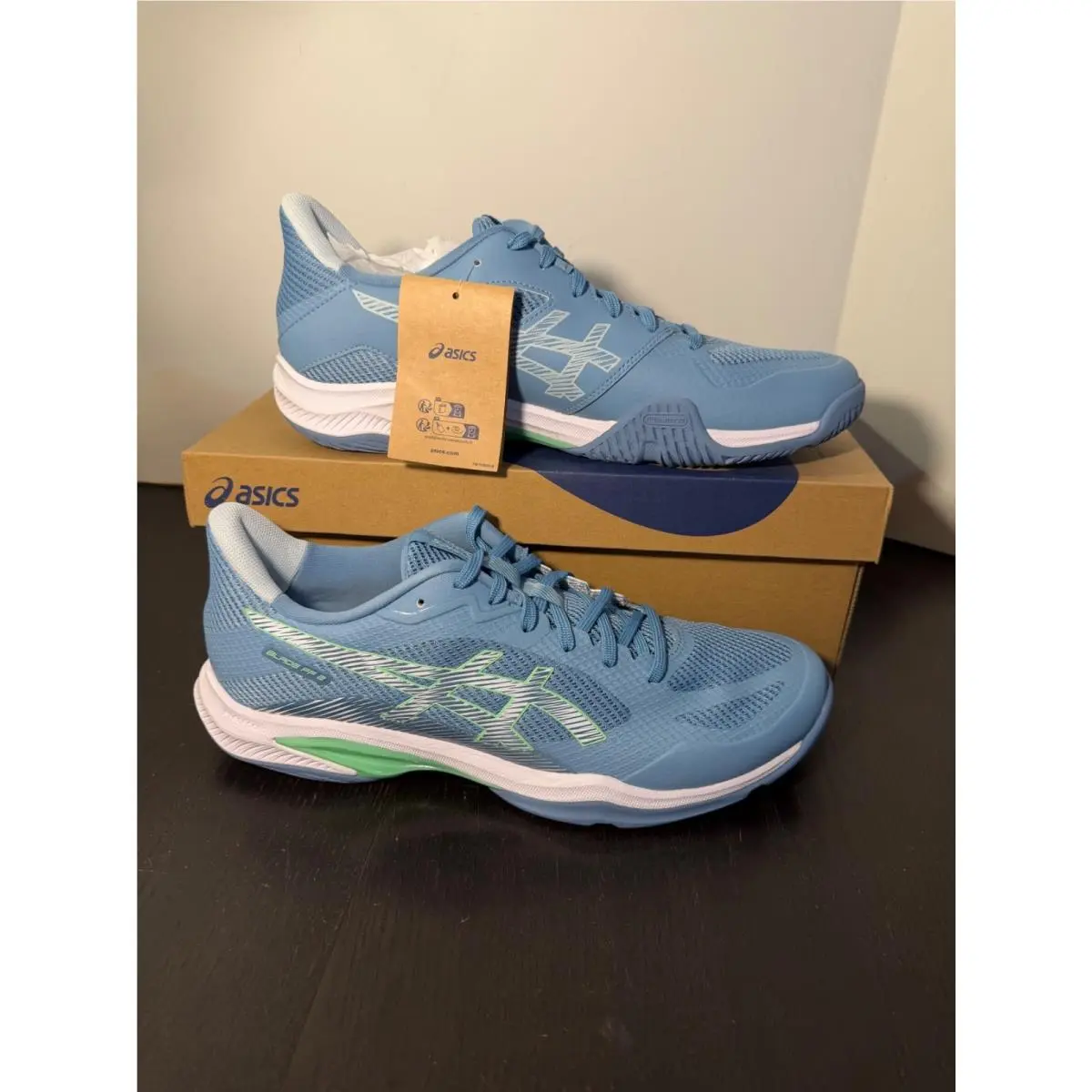 Asics shoes - Asics Blade FF 2 - Blade - Blue, Green, White 0