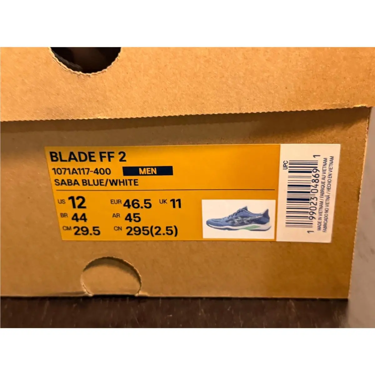 Asics shoes - Asics Blade FF 2 - Blade - Blue, Green, White 18